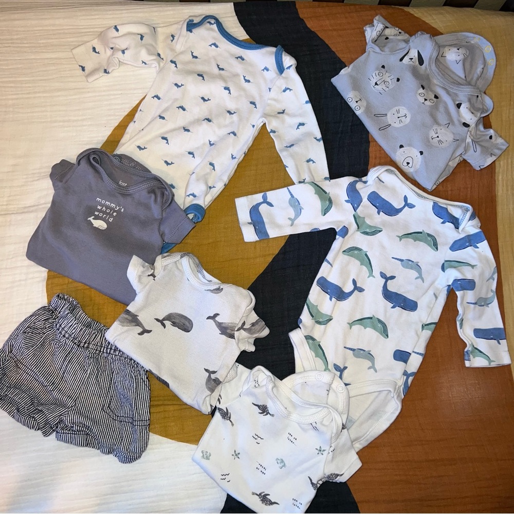 SOLD Baby Blues 0-3 Months Clothing